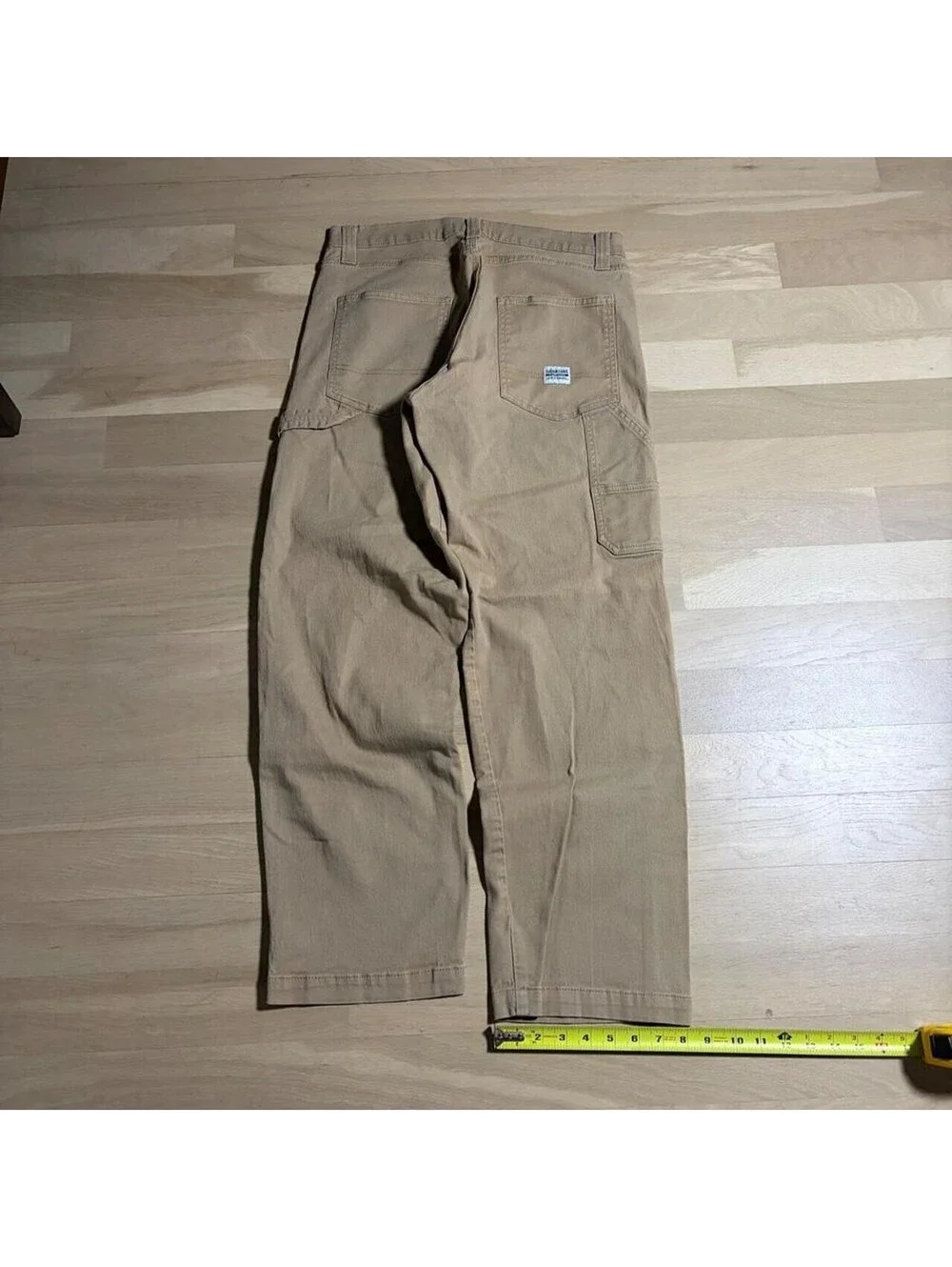 y2k 2000s levi’s skater utility workwear relaxed carpenter pants tan Sz 34x32